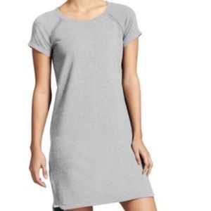 Athleta Pacer Gray Sweatshirt Dress